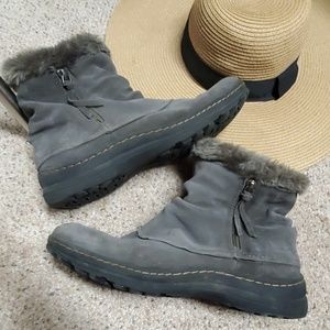 Baretrap grey ankle boot